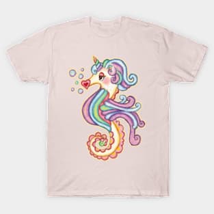 rainbow unicorn seahorse :) T-Shirt